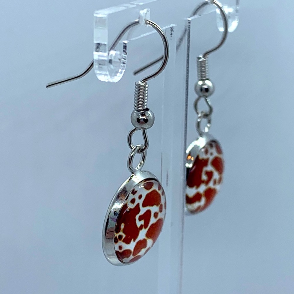 🖤Pick Any 3 for $12🖤 Faux Druzy Stainless Steel Dangle Earrings - Picture 3 of 6